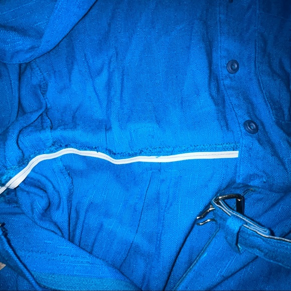 Vintage one piece dress romper blue size 12 - Picture 2 of 16